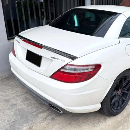 Real Carbon Fiber Rear Trunk Spoiler Wing for Benz SLK R172 2012-2015 SLK250/350