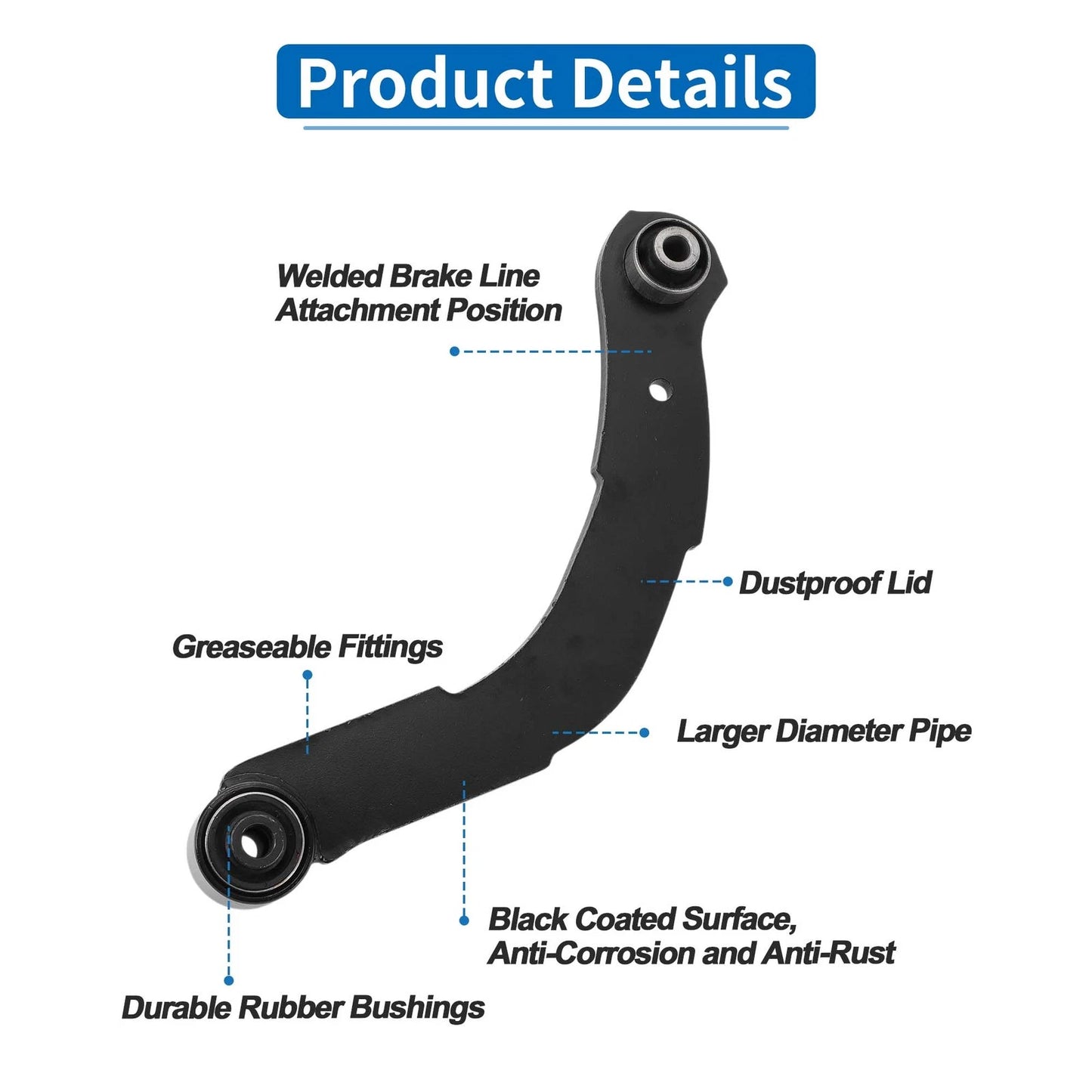 Front Upper Control Arms with Ball Joints for Dodge Durango (2016-2022)