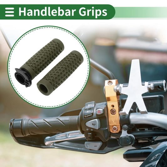7/8" 22mm Hand Grips Cover Handlebar Cover TPU Green