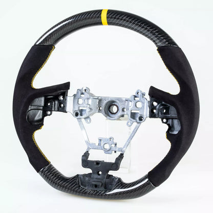 Carbon Suede Y Steering Wheel for Subaru Impreza, Forester, Ascent, Crosstrek (2017-2023)