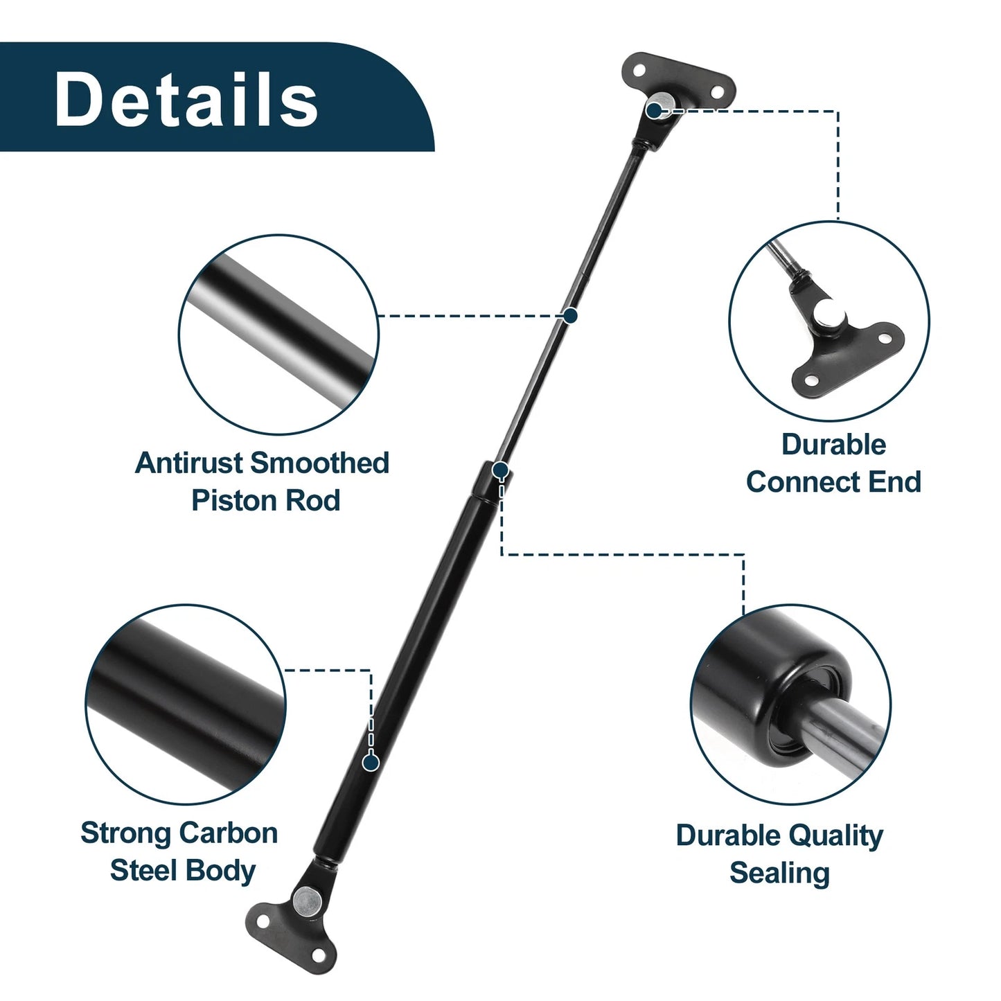 Hood & Hatch Lift Supports for Toyota Land Cruiser (2008-2021)