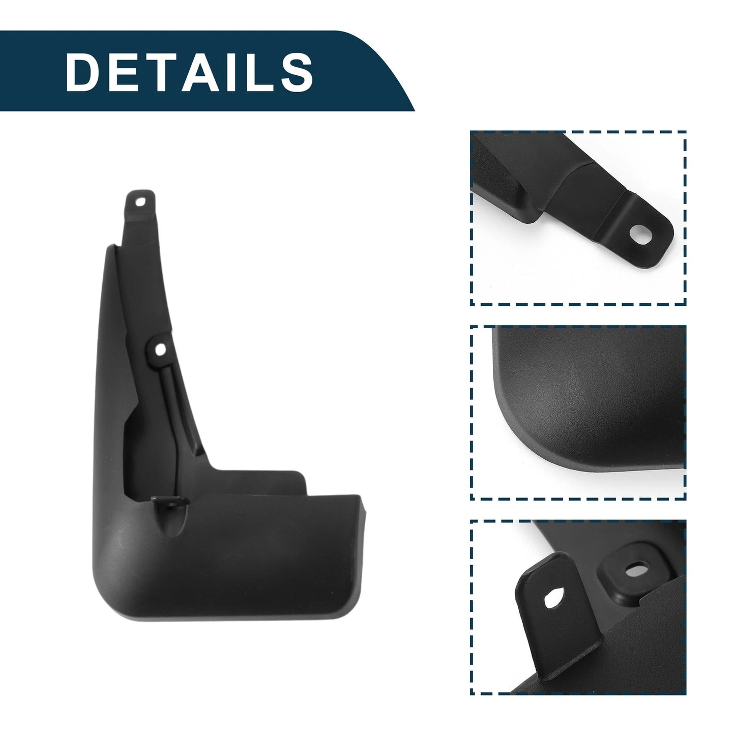 Mud Flaps Splash Guards 2 x Set for Toyota Crown Kluger (2021-2023)