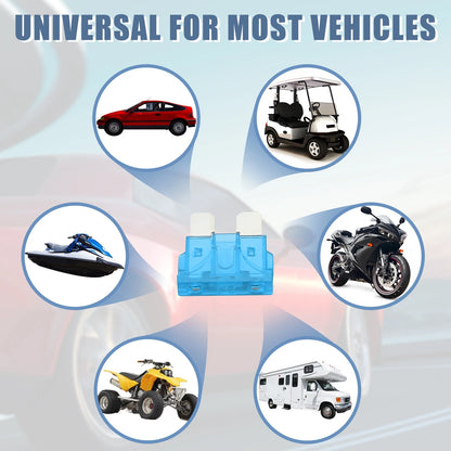 15A Low Profile Mini Fuse Adapter for Cars