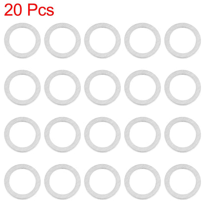 20 x M14 Silver Tone Oil Drain Plug Gaskets for Mazda (1990-2023)