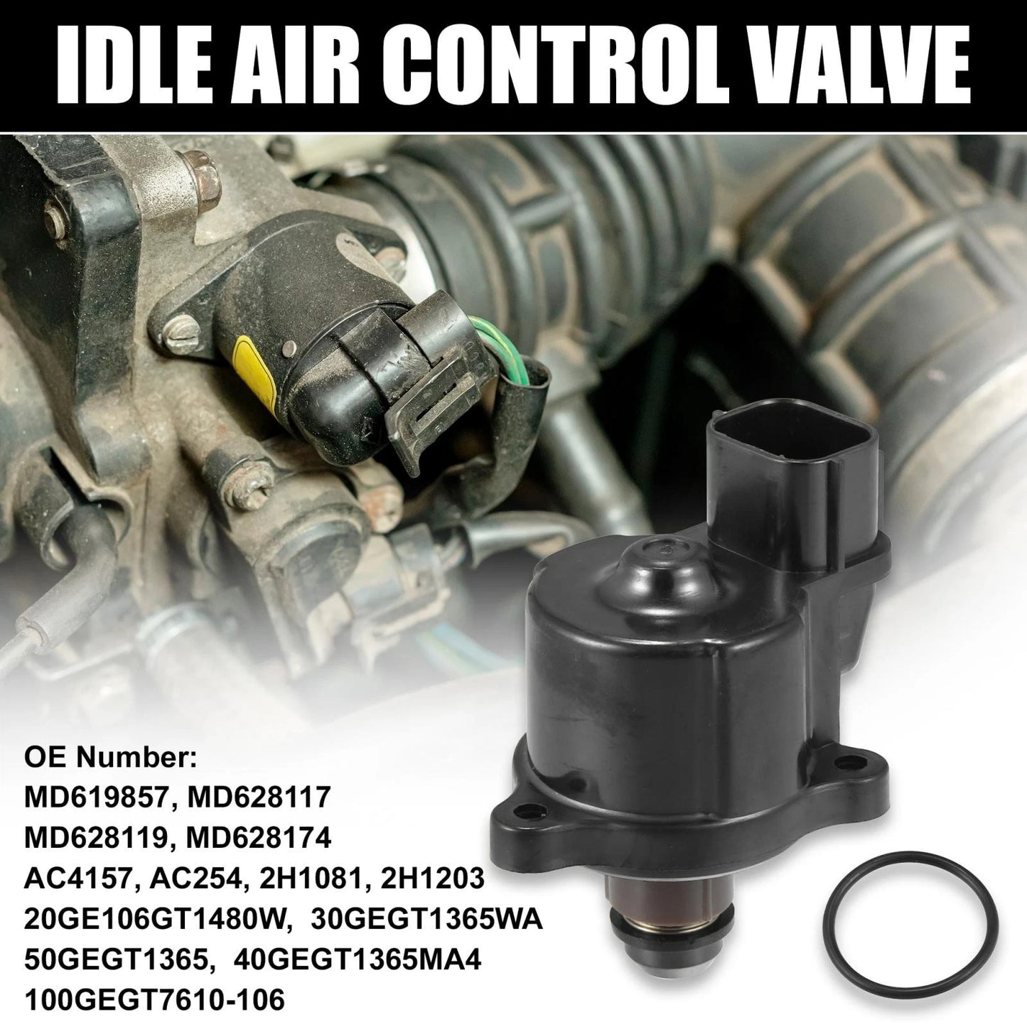 Idle Air Control Valve with Gasket for Mitsubishi (1995-2005)