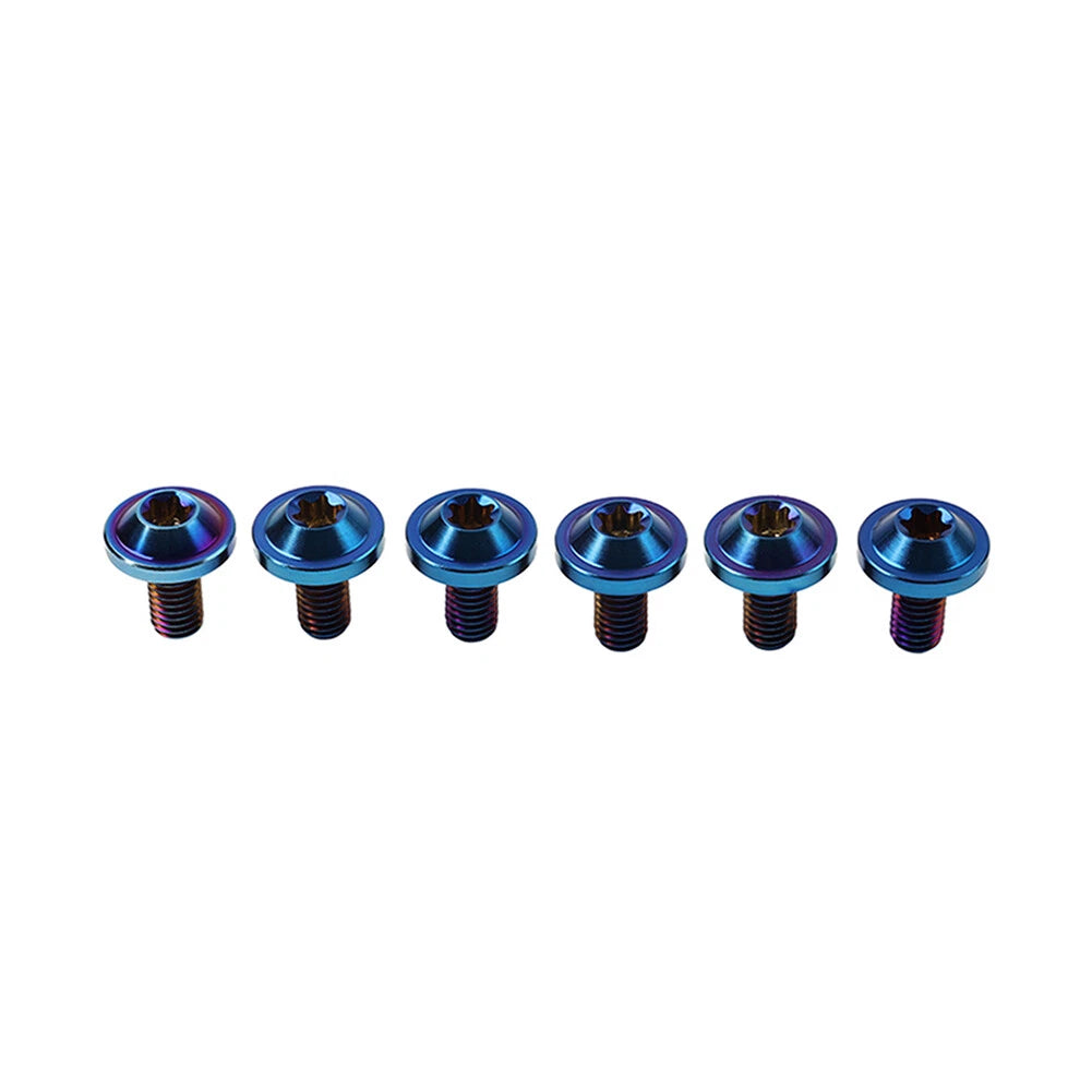 6pcs M6x20mm Titanium Torx Head Bolts for Bike Motorcycle