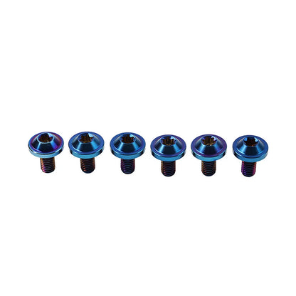 6pcs M6x20mm Titanium Torx Head Bolts for Bike Motorcycle
