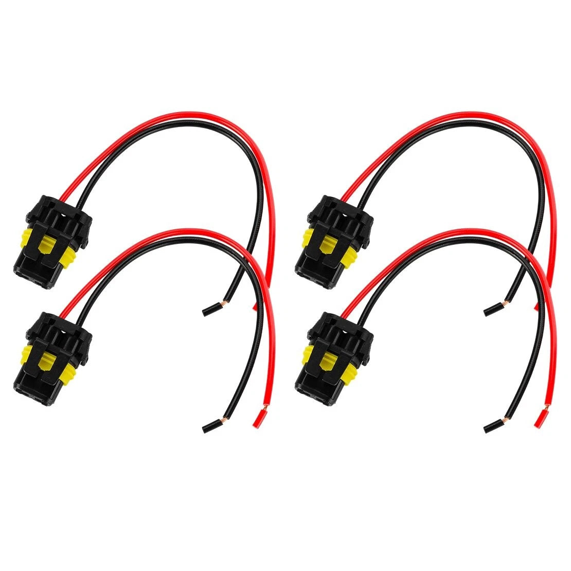 2 x Wire Pigtail Connector for Audi A6 Headlight Bulb Plug (2005-2011)