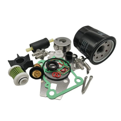 Maintenance Kit for Yamaha 30-40HP F30B/F40F Outboard w/ Thermostat & Filter