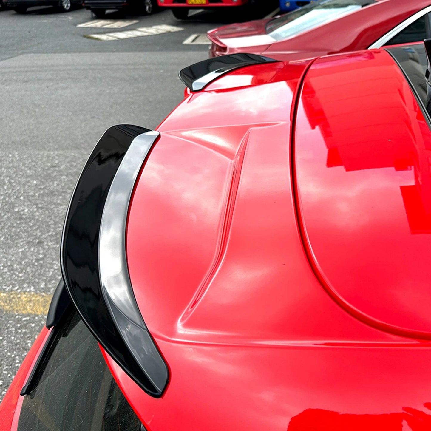Rear Spoiler Lip for Ford Focus ST Line Hatchback (2019-2023) Gloss Black