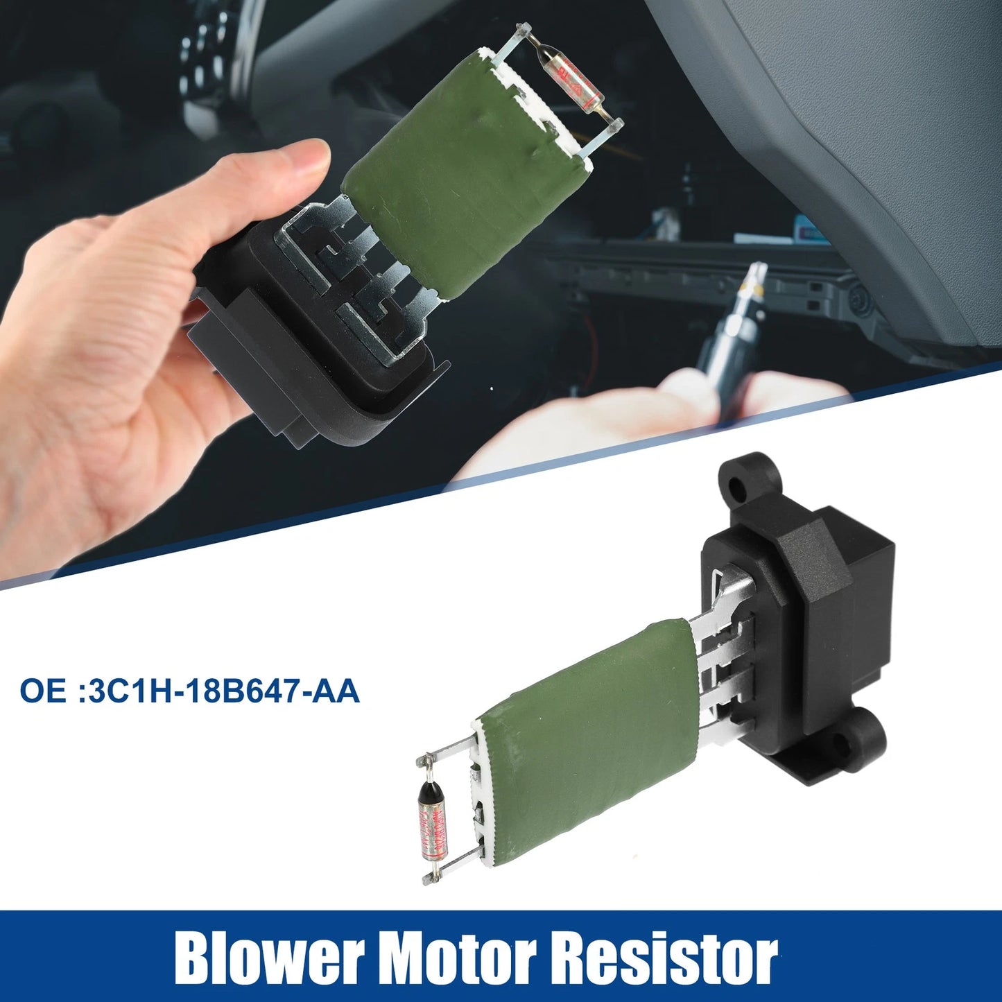Blower Motor Resistor for Ford (Fits Various Models)