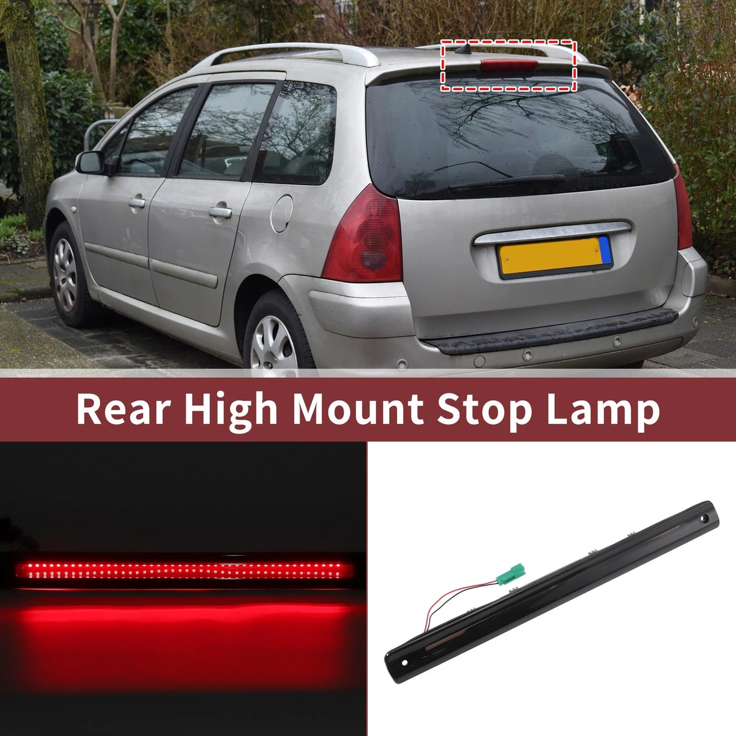Black LED Third Brake Light for Buick Terraza (2005–2007)