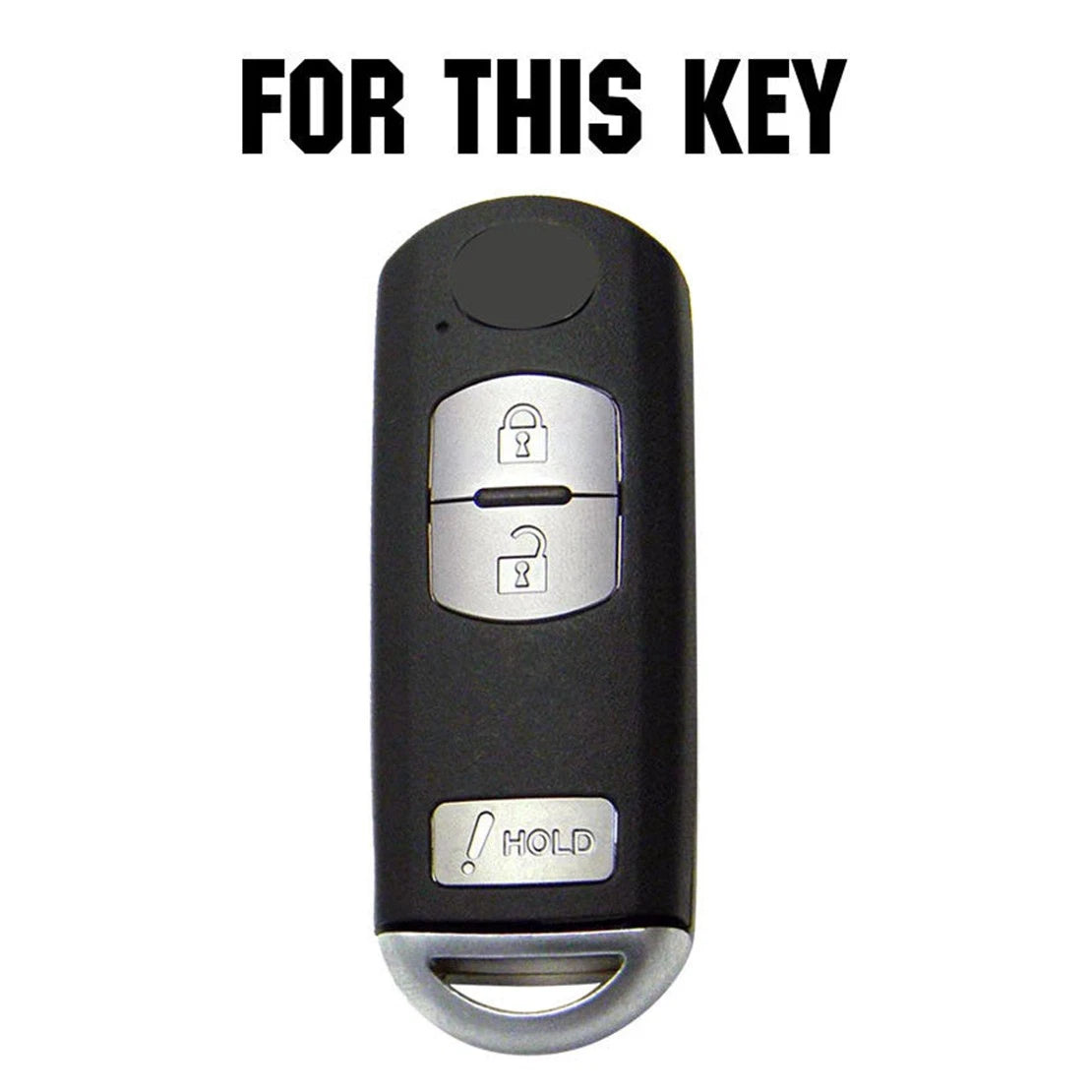 Silicone Car Key Cover for Mazda CX-3, CX-5, SPEED3 (2016-2023)