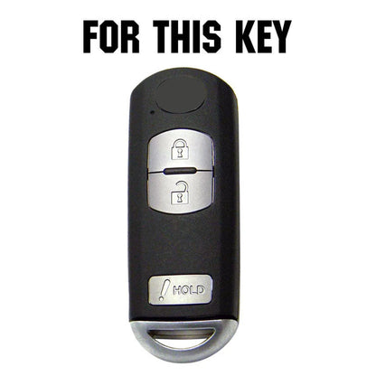 Silicone Car Key Cover for Mazda CX-3, CX-5, SPEED3 (2016-2023)