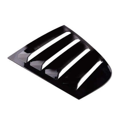 2 x Glossy Black Side Window Louvers for BMW 3 Series (2012-2019)