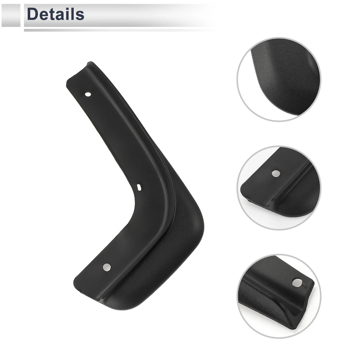 Mud Flaps Splash Guards 1 x Set for Volvo C30 (2010-2015)