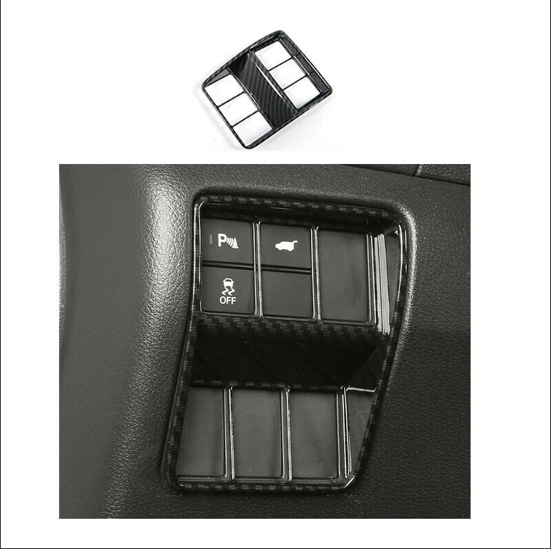 12x Interior Decoration Trim Cover Carbon Fiber for Honda CR-V (2017–2022)