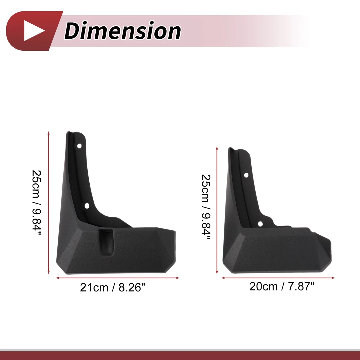 Mud Flaps Splash Guards Set for Kia EV9 (2023-2024)