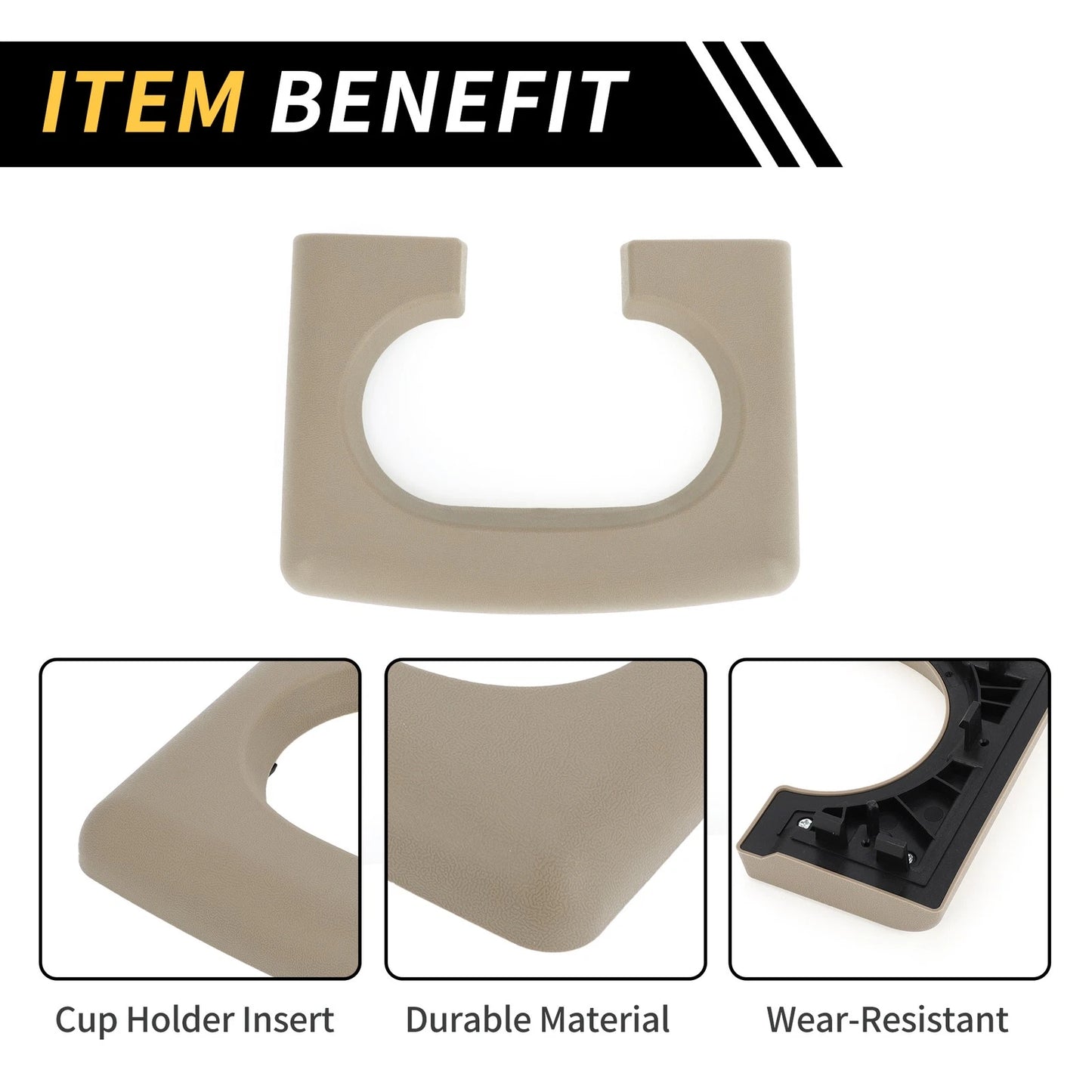 Cup Holder Replacement Pad for Ford F-150 (2004-2014)