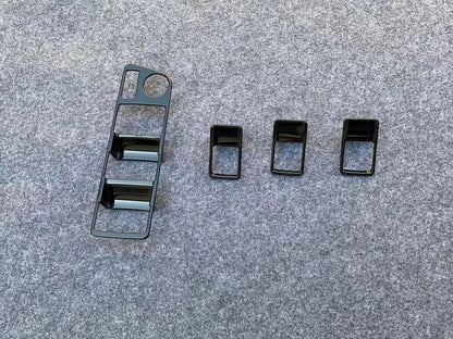Door Window Lift Switch Cover Trim for 2020-2024 Toyota Harrier Venza LHD