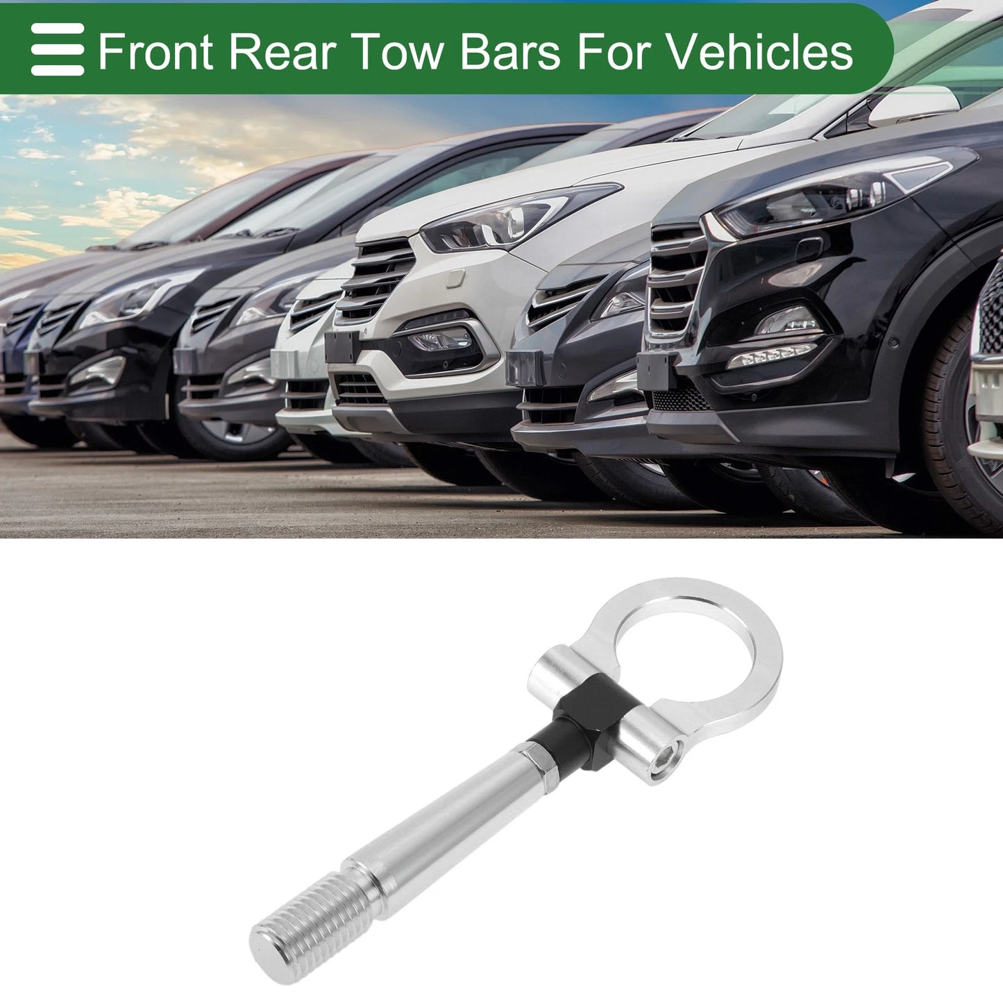 Tow Hook 23.6mm Aluminum Alloy for Mitsubishi Lancer (2008-2017)