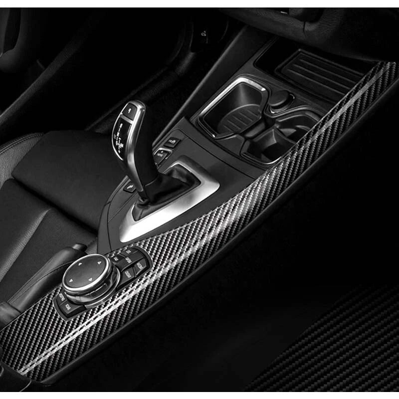 DRY Carbon Fiber Center Console Gear Shifter Panel Trim For BMW 1/2 Series 220i