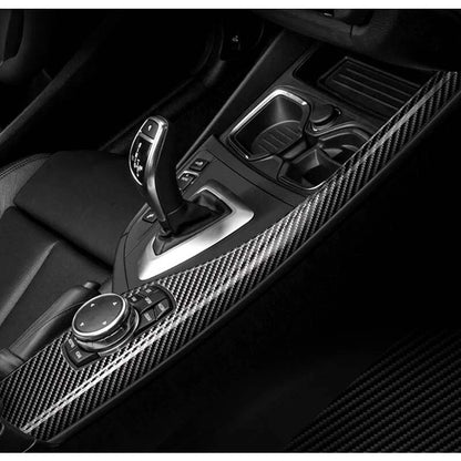 DRY Carbon Fiber Center Console Gear Shifter Panel Trim For BMW 1/2 Series 220i