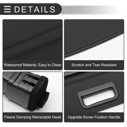Retractable Cargo Cover for Volvo XC90 2003-2014 Rear Trunk Gloss Black