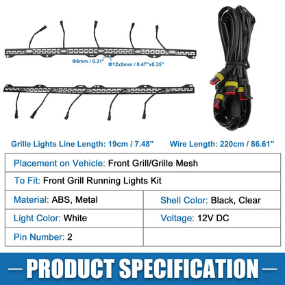 LED Grille Light with Bracket for Toyota Tundra (2014-2020)