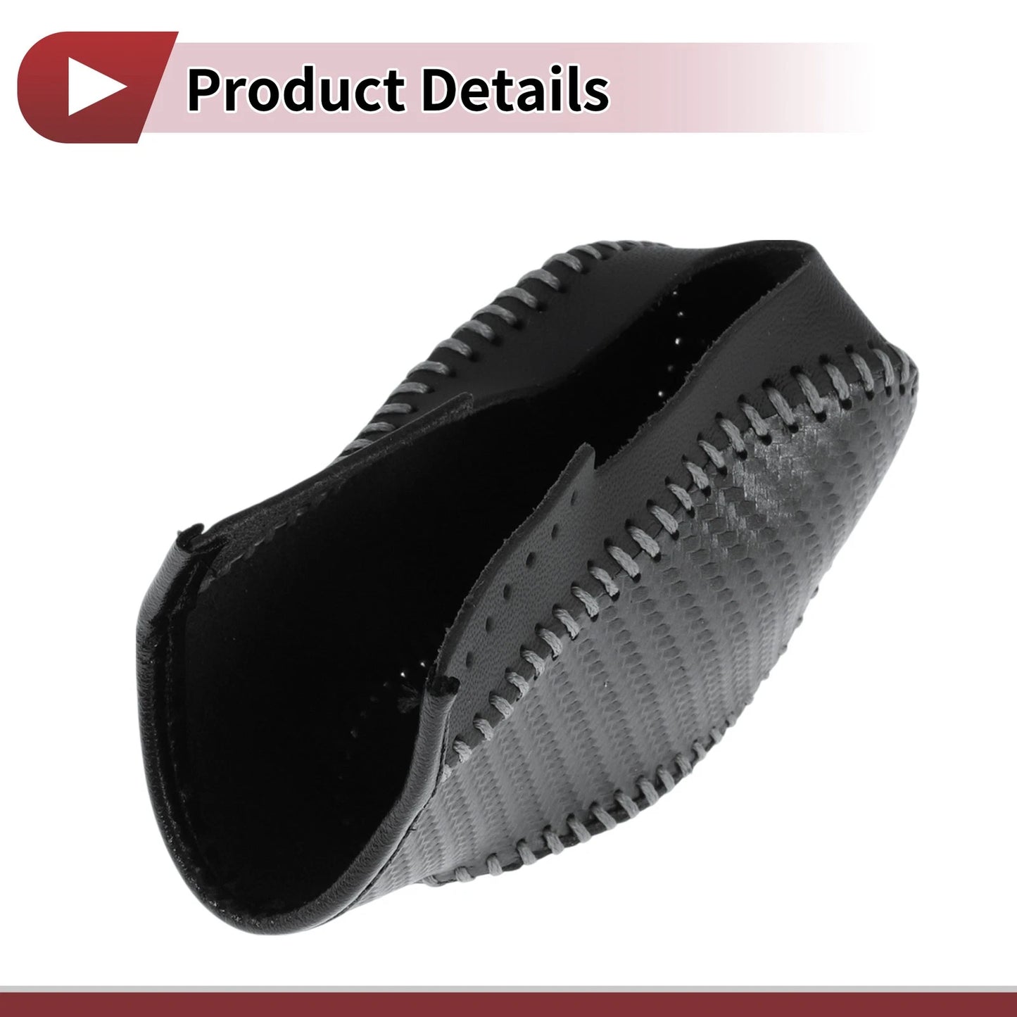 Gear Shift Knob Cover for Ford Fusion (2013-2016) Black Gray