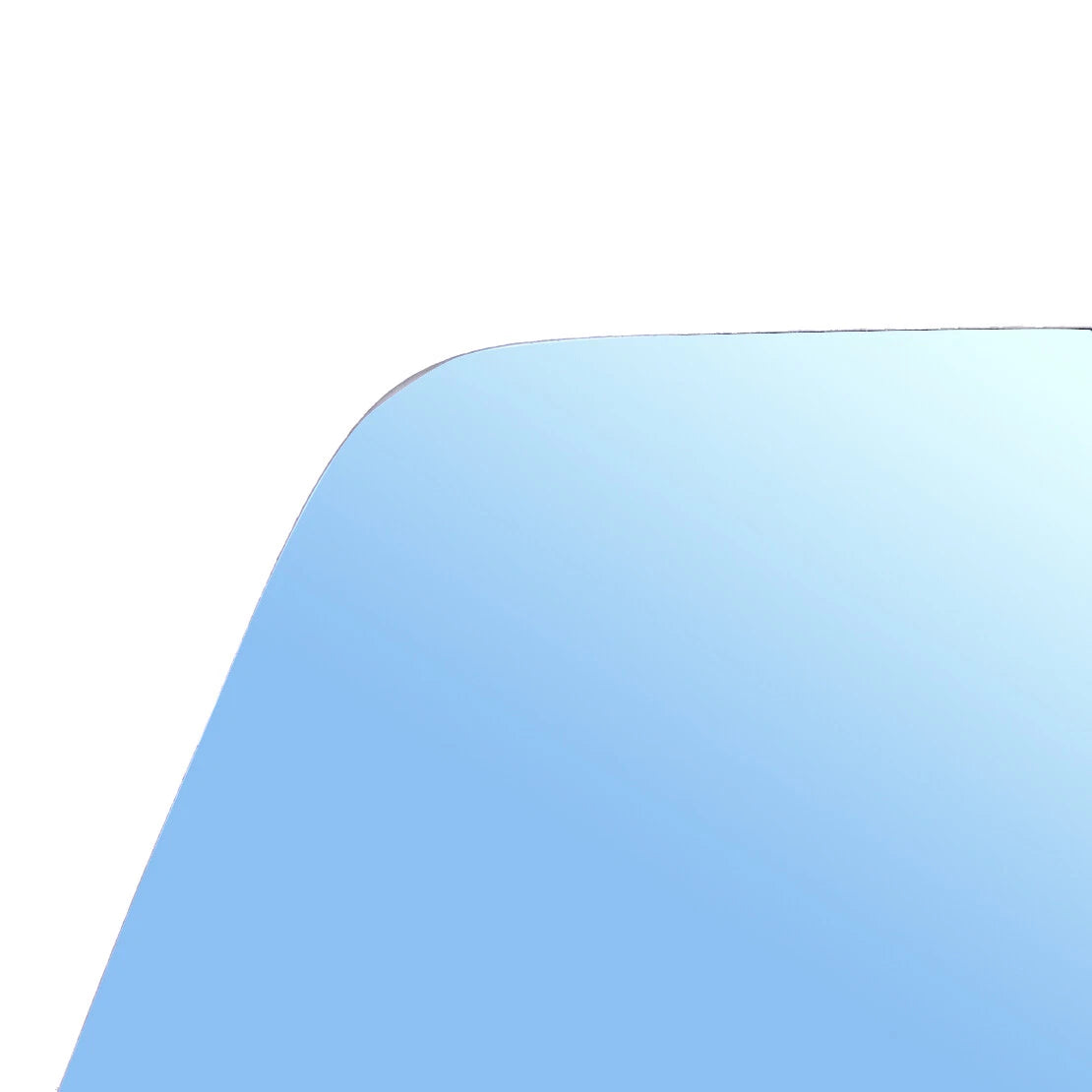 Heated Blue Door Mirror Glass for BMW 5 6 E60 E61 E63 E64 (2003-2010)