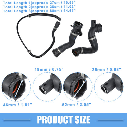 Lower Radiator Coolant Hose Kit for BMW 325i (2006)
