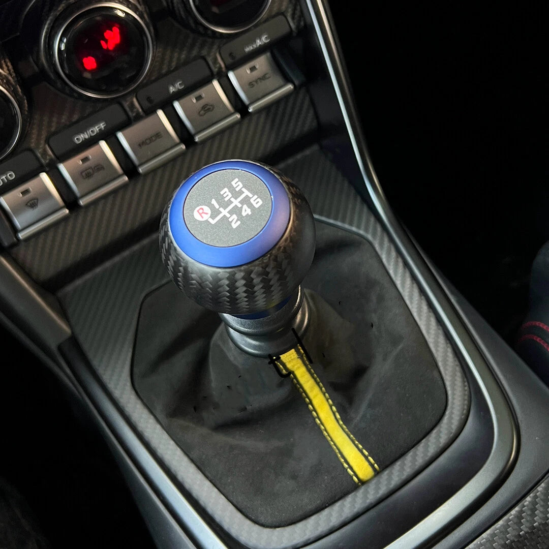 1x Carbon Fiber Gear Shift Knob for Subaru BRZ, Toyota GR86 (2013-2024)