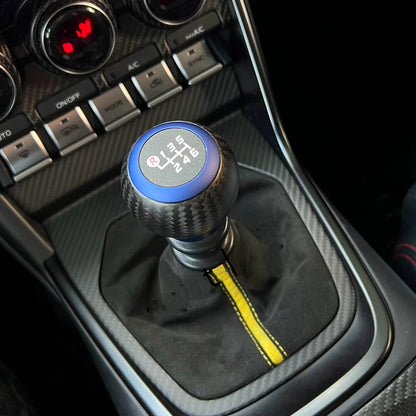 1x Carbon Fiber Gear Shift Knob for Subaru BRZ, Toyota GR86 (2013-2024)