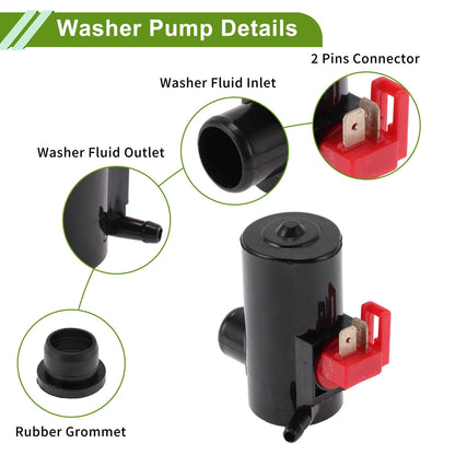 Windshield Washer Pump for Honda Civic (1984-1987)
