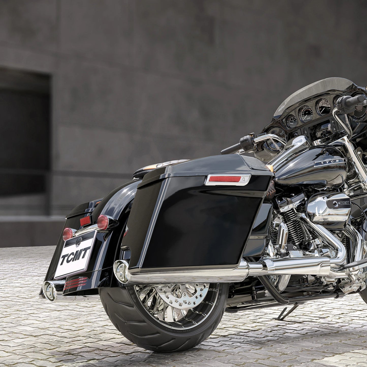 5" Extended Saddlebags Speaker Grills for Harley Davidson Touring (2014-2024)