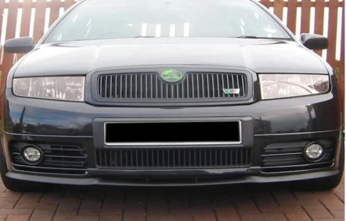 Front Bumper Lip 3 Pcs for Skoda Fabia Cupra R (2007-2014)