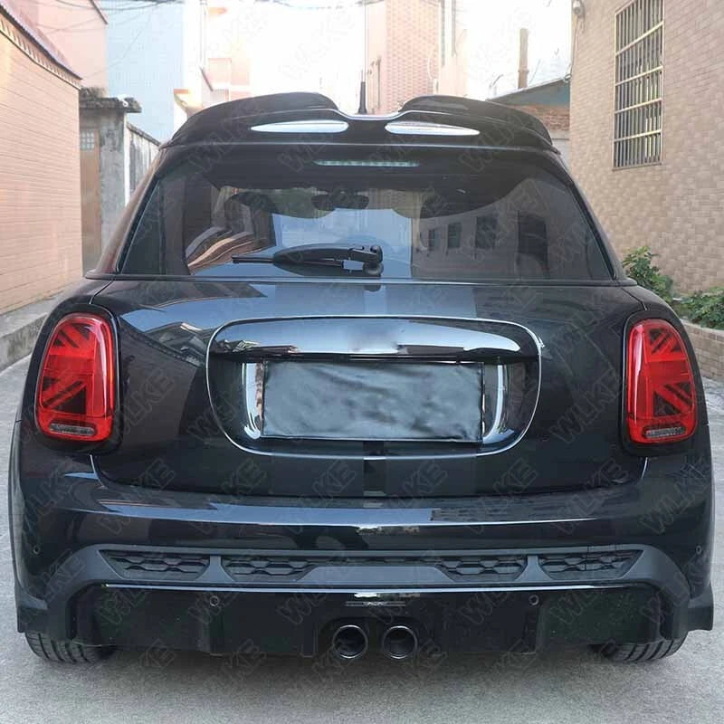 Real Carbon Fiber Add-on Rear Roof Spoiler Wings for Mini Cooper F55 F56 S JCW