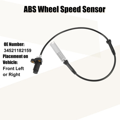 ABS Wheel Speed Sensor Front Left/Right for BMW 520i 523i 528i (2000-2007)
