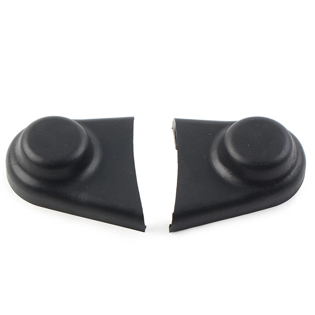 Black Rubber Waterproof Screw Nut Bolt Covers for Harley Touring Motorcycle