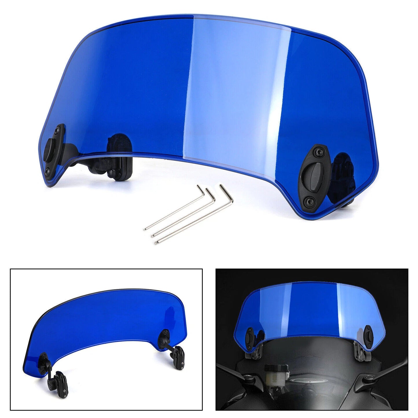Adjustable Clip-On Windshield Extension for F3 (2015-2023)