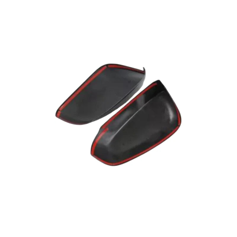 Carbon Fiber Side Rearview Mirror Cap Cover Trim for Toyota BZ4X (2022–2024)