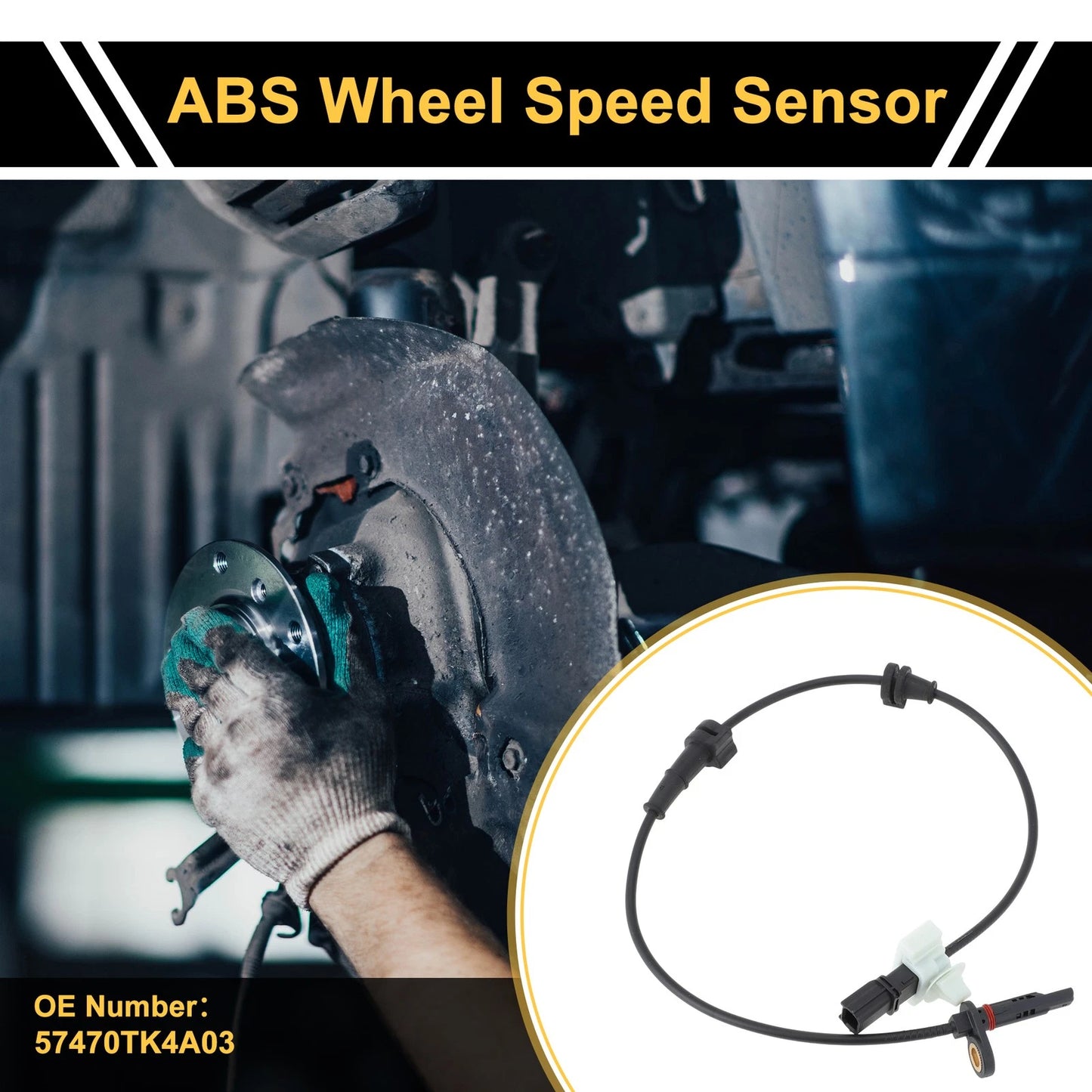 ABS Wheel Speed Sensor for Acura TL Rear Left (2009 - 2014)
