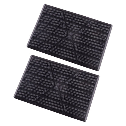 Universal Black PVC Car Floor Carpet Pad Mat Pedal Patch Cover
