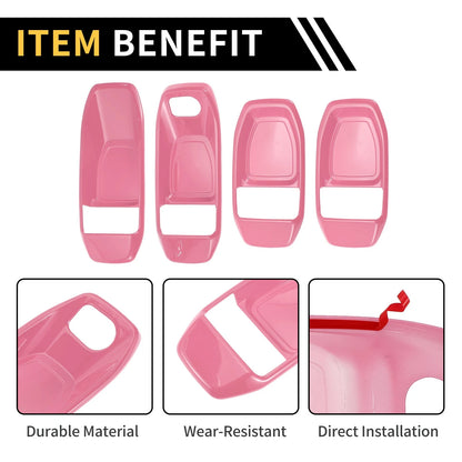 Interior Door Handle Bowl Cover Trims for Jeep Wrangler JL JLU (2018-2023)