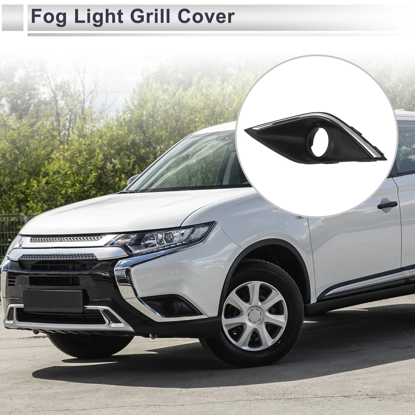 Front Left Fog Light Grill for Mitsubishi Outlander (2016-2019)