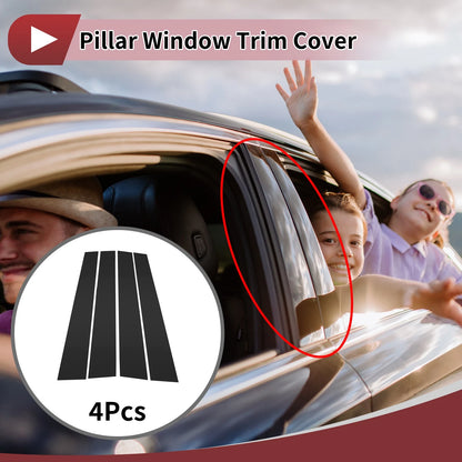 2 x Door Pillar Window Trim for Toyota Tundra (2000–2006)