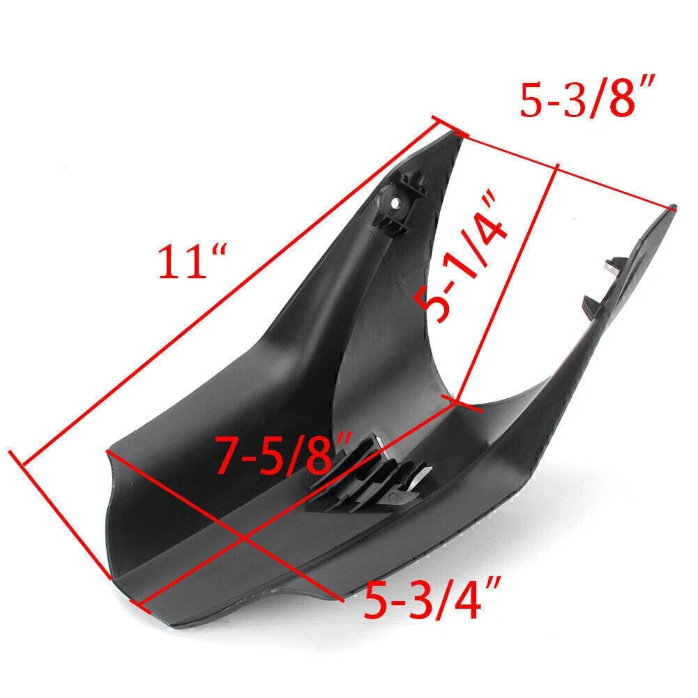 Mudguard Extender for BMW R1200GS 2013-2023 & R1200GSA 2014-2023 Black