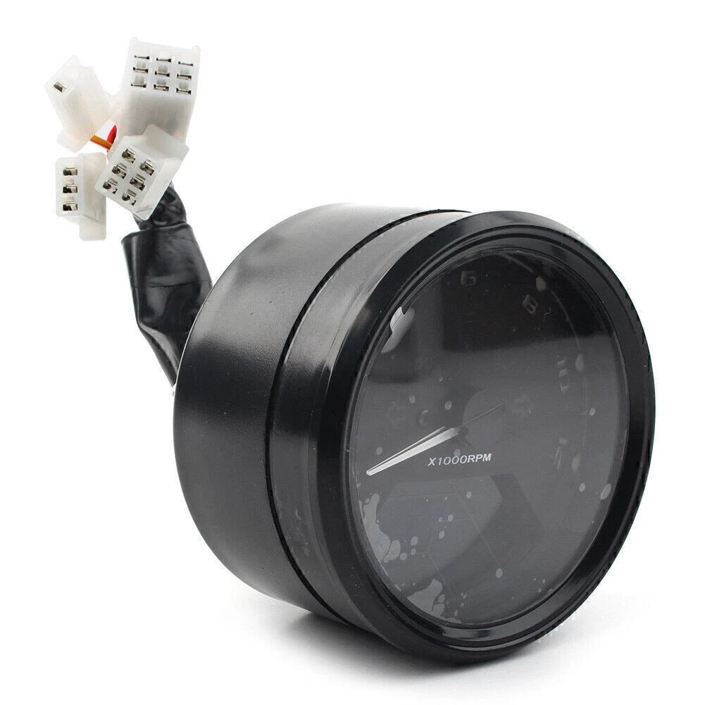 LCD Digital Motorcycle Odometer Speedometer Tachometer Gauge for Universal Models