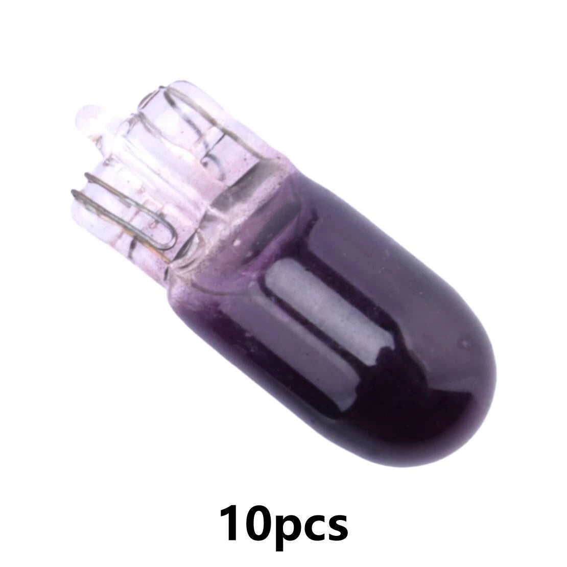 10 x Purple Halogen Clear Glass Instrument Light Bulbs for Car (Various Years)